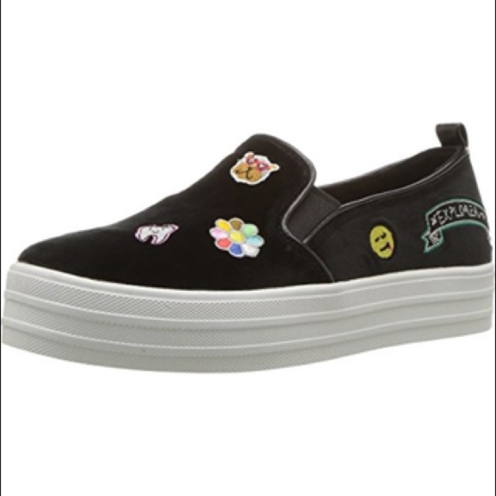 Whimsical Suede Sketchers Street shoes